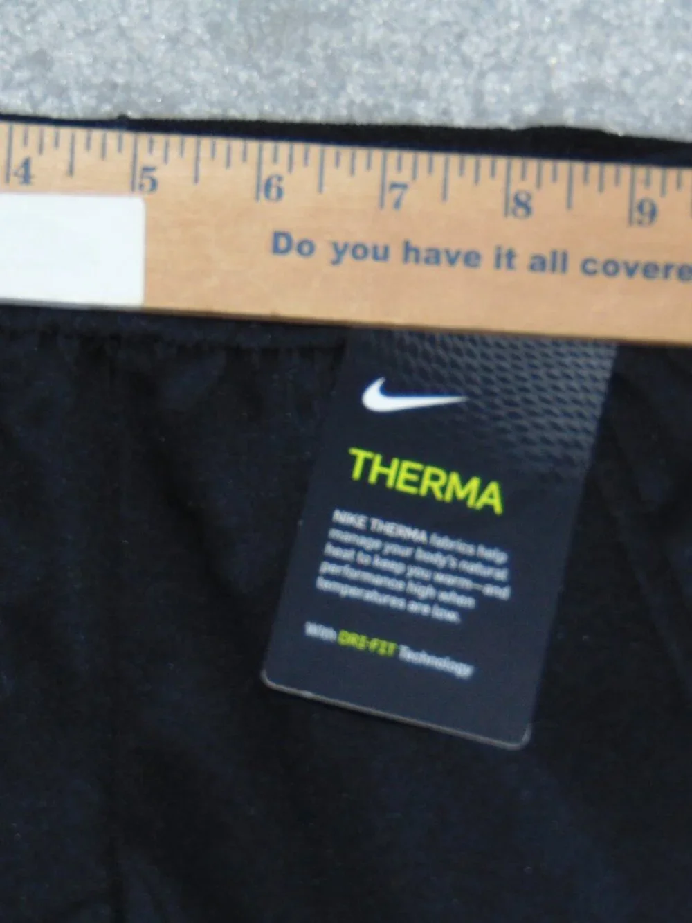 New Nike Sportwear Boys Dri Fit Therma Athletic Sweatpants Size 4 Black